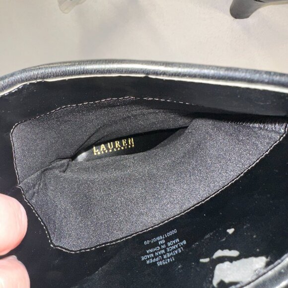 Lauren Ralph Lauren - Genuine Leather Suede Woman’s Heeled Boots Size 6M Classic - Picture 12 of 12